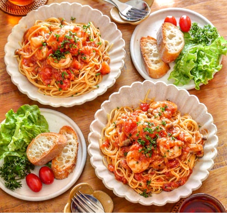 絶品！海老のトマトクリームパスタ